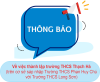 QUYẾT ĐỊNH THÀNH LẬP TRƯỜNG THCS THẠCH HÀ (TRÊN CƠ SỞ SÁP NHẬP TRƯỜNG THCS PHAN HUY CHÚ VÀ TRƯỜNG THCS LONG SƠN)
