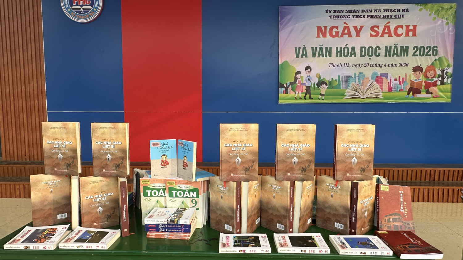 TRƯỜNG THCS PHAN HUY CHÚ: TỔ CHỨC NGÀY HỘI SÁCH VÀ VĂN HÓA ĐỌC NĂM 2026